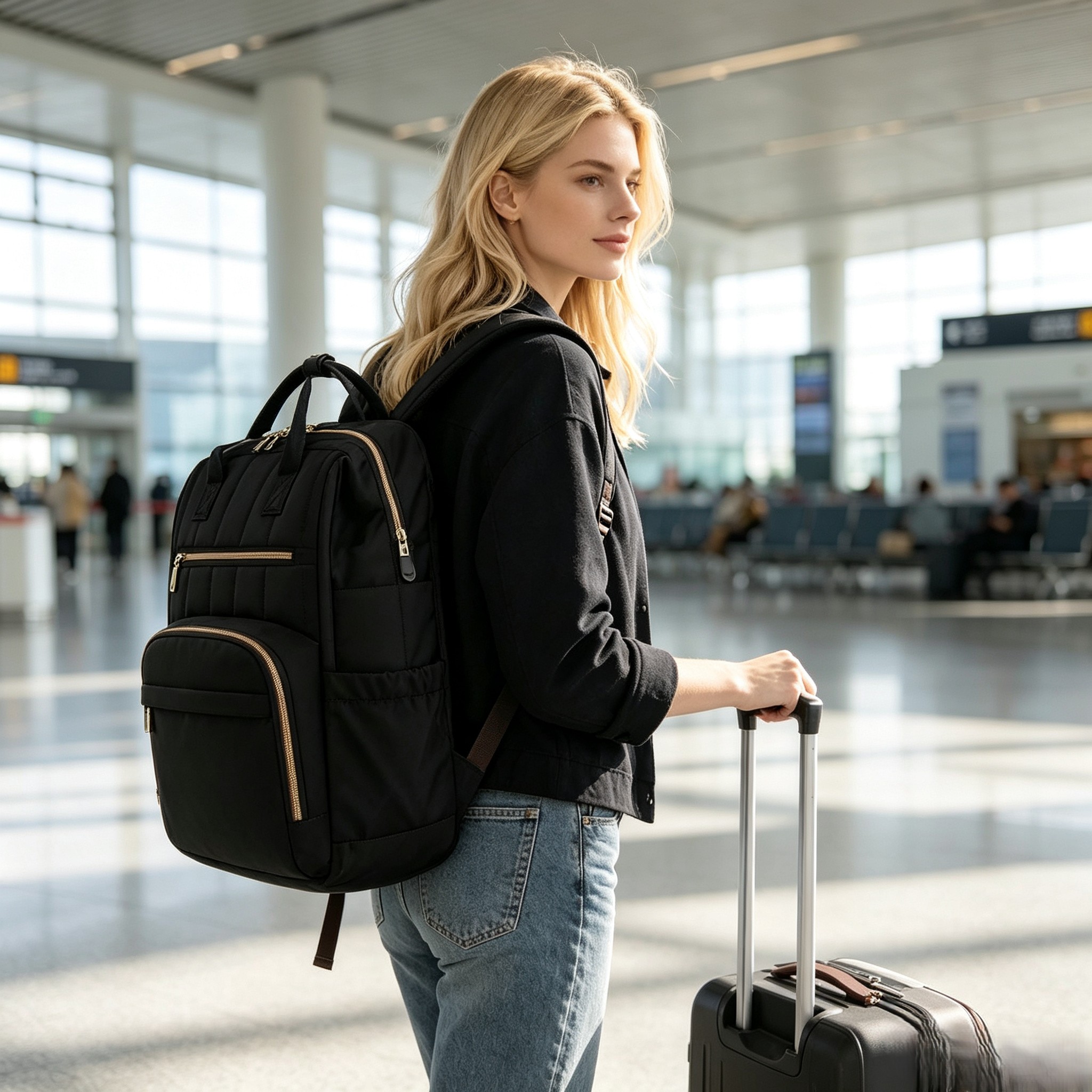 Laptop backpack-A2610 - Image 2